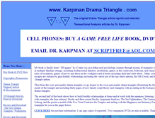 Tablet Screenshot of karpmandramatriangle.com